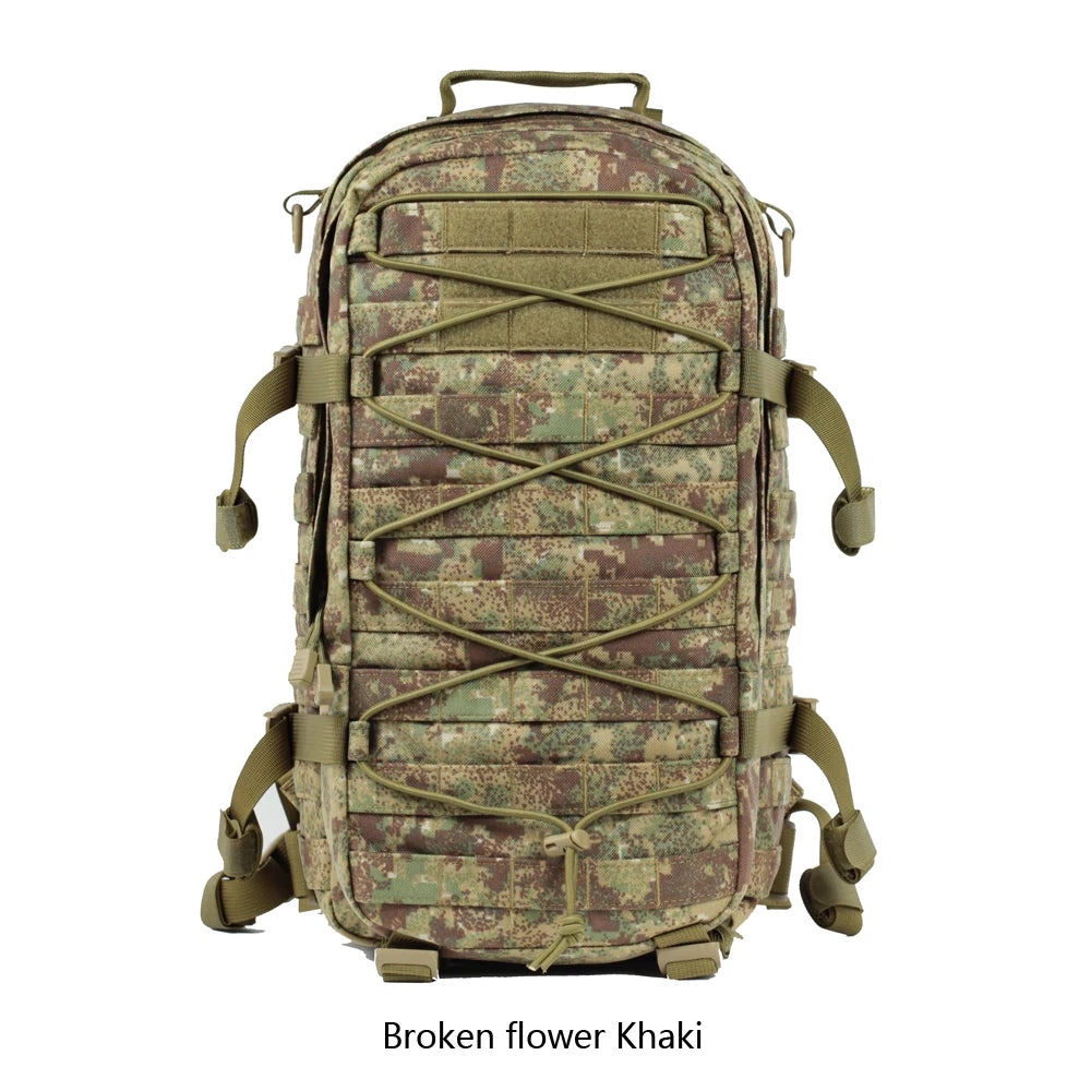 30L Molle Anti-Theft Zipper Closure Fashion PVC Lining Hunting Rucksack Sport Cycling Climbing Travel Tactical Hiking Backpack