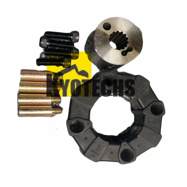 50A COUPLING WITH SPLINE and BOLT 50A COUPLING for CAT E120B E312B E311KOBELCO SK120 SUMITOMO SH200 S265 S260 COUPLING ASSY
