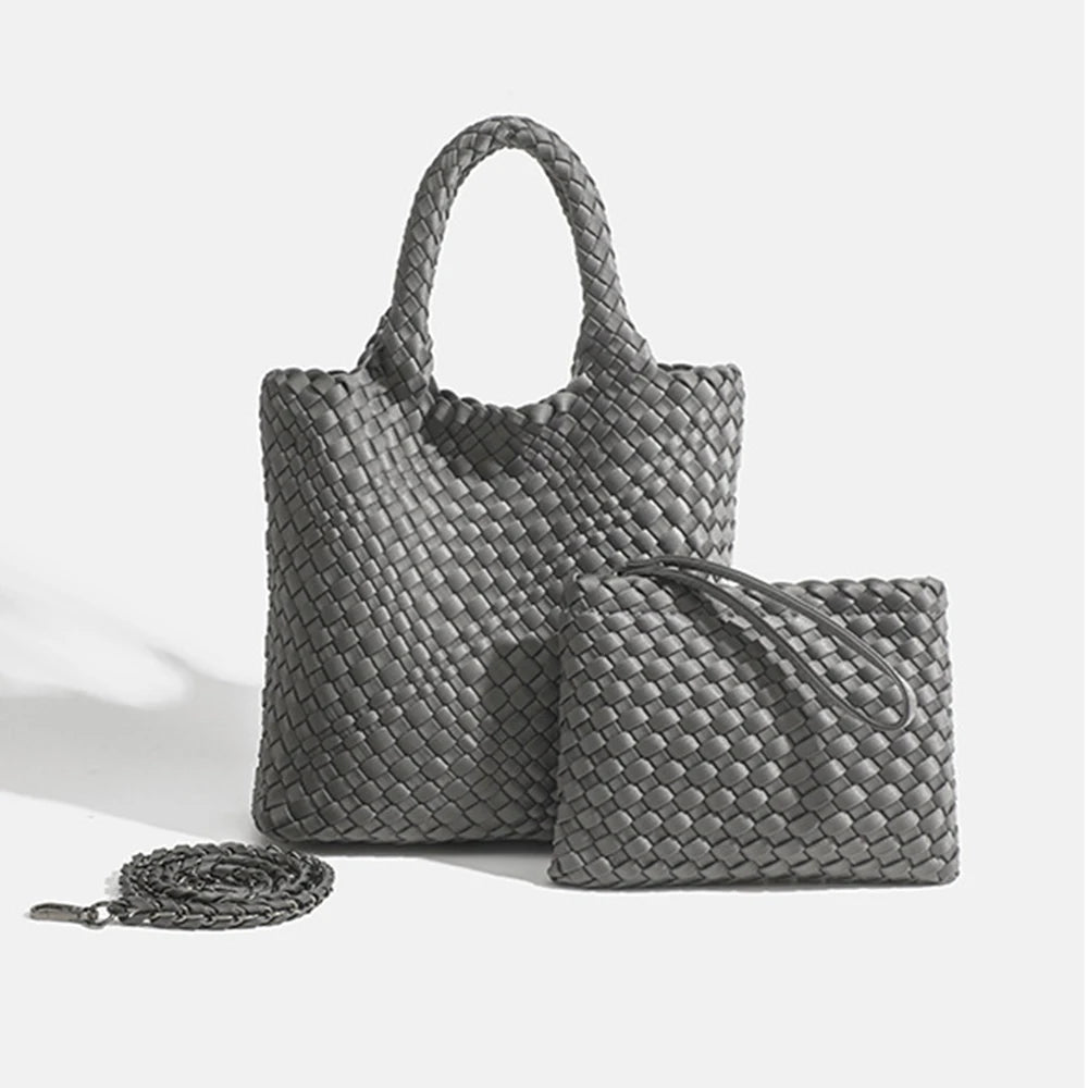 2024 Trending Hot Selling Neoprene Weaved Bag Luxury Handbag Women Crossbody Shoulder Bag Woven Bags