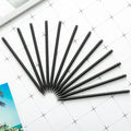 HB Writing Eraser Pencil Printing Custom Logo Pencil Black Wooden Pencil with Eraser