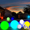 Outdoor Garden Decorative Waterproof Charging Led Light up Globe Ball Sphere