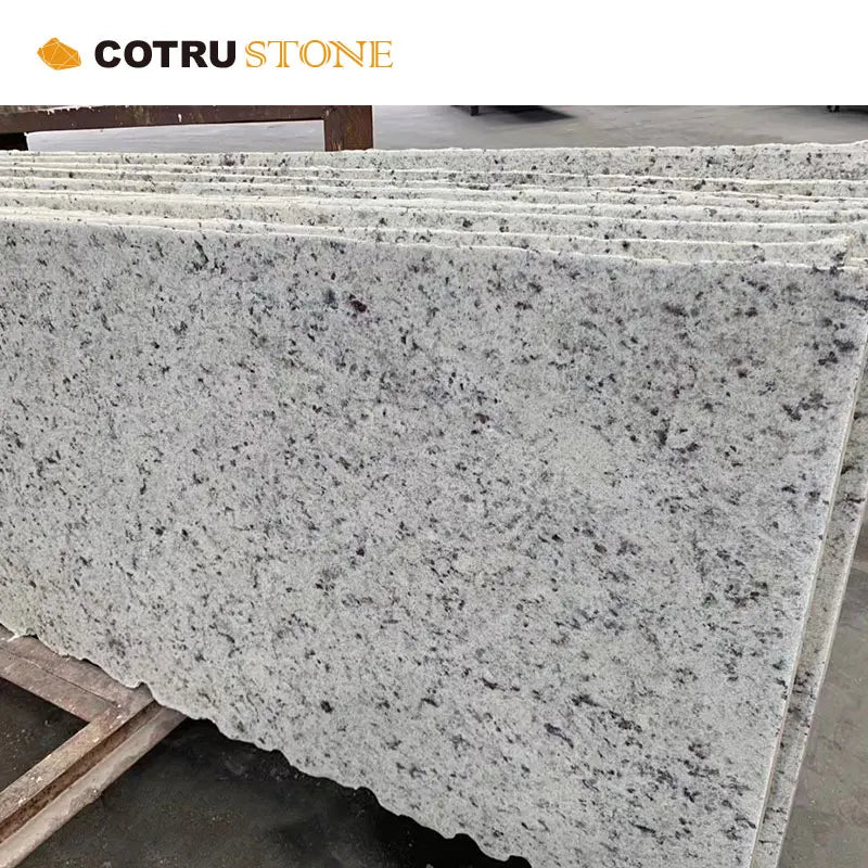 Dallas White Rosa Granite Stone Slabs Natural Polish for Hotel Kitchen Countertops and Vanitytops USA Market