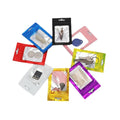 Transparent Pvc Plastic Rich Colors Window Zip Lock Bag Bags Resealable for Jewelry Card Packing Rich Sizes 100pcs Pack