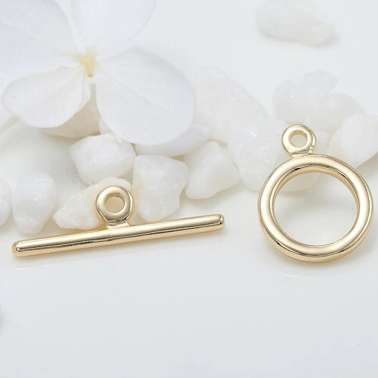 Wholesale 14K Brass Gold Plated OT Buckle DIY Jewelry Making Clasp Suitable for Bracelet and Necklace Making Accessories