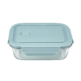 For LeakProof Glass Divider Meal Prep BPA Free Food Container Kids Bento Lunch Box Plastic Lid Freshness Preservation 1-3L