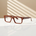 Latest Style Vintage Rectangle Optical Eyeglass Frames Unisex Acetate Handmade Eyewear Spectacle Frame