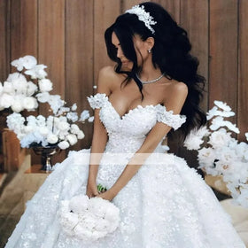 S0297H 2025 Temperament Elegant Noble White Beads Fashion Beautiful Best Selling Bridal Wedding Dress