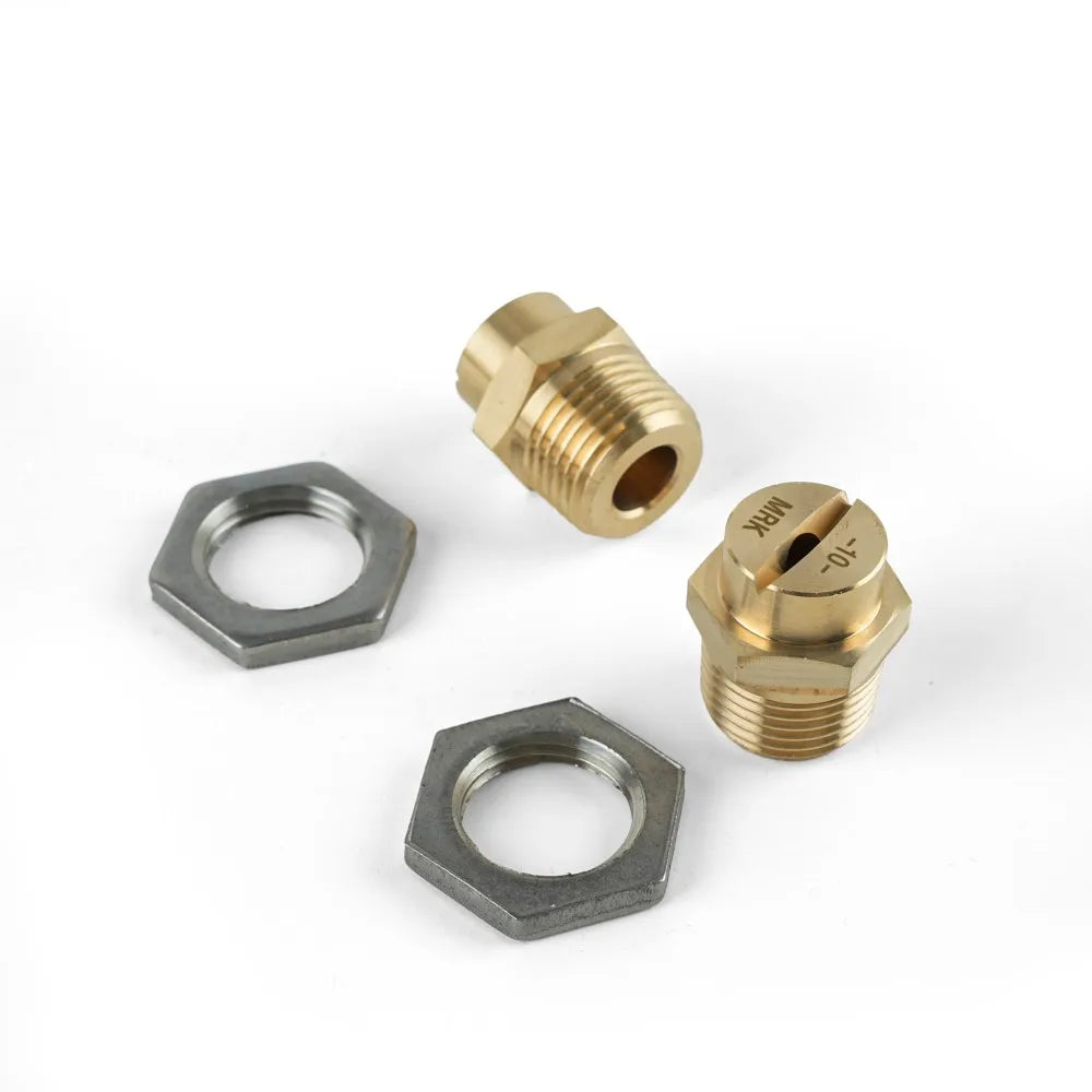 2 YS 3/8" Brass Bitumen Sprinkler Asphalt Distributor Flat Fan Spray Nozzle