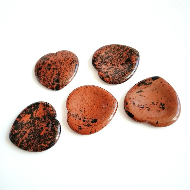 HZ Natural Crystal Red jasper Worry Stone Gemstone Thumb Stones Best Crystals Product Supplier