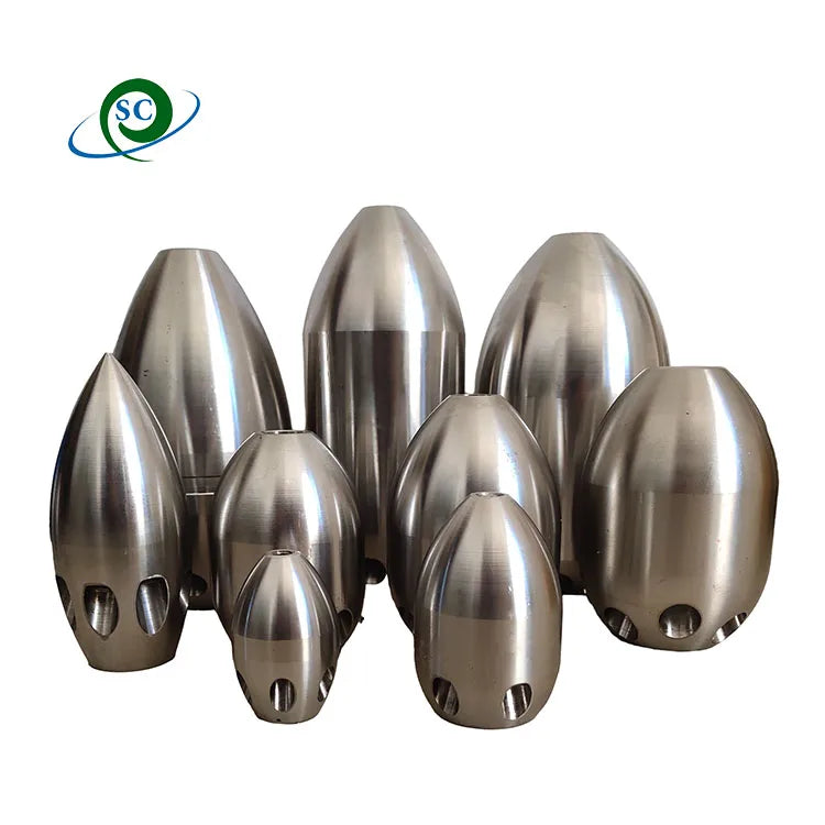 High Pressure Rotating Ceramic Core Sewer Jetter Drain Cleaning Nozzle for Cleaning Equipment Parts