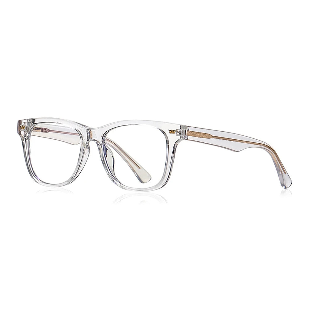 New Glasses MEN WOMEN  Mortise Black Glasses Classic Frame Blue Light Blocking Glasses Men