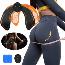 Rechargeable Luxury Massage Fitness Gym Abdominal Muscle Slim Vibrating Patch with Plastic Spandex & Nylon Material Comfortable