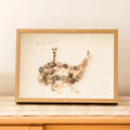 Custom Hollow Three-Dimensional UV Printing Wooden Picture Frame for Displaying Dried Flowers Shell Conch Butterfly Specimen