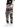 Mens Joggers Pants Men Camouflage Joggers Custom Drawstring Waist Cargo Pant With 6 Pocket Trousers