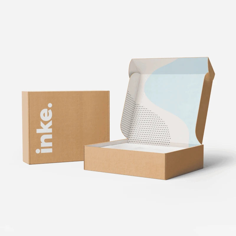 HXD Factory Best Selling Custom Logo Printed Folding Corrugated Shipping Carton White Mailer Box with Embossing and UV Coating