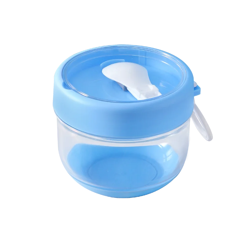 Food Storage Containers Cups Plastic Yogurt Jars Overnight Oats Jars