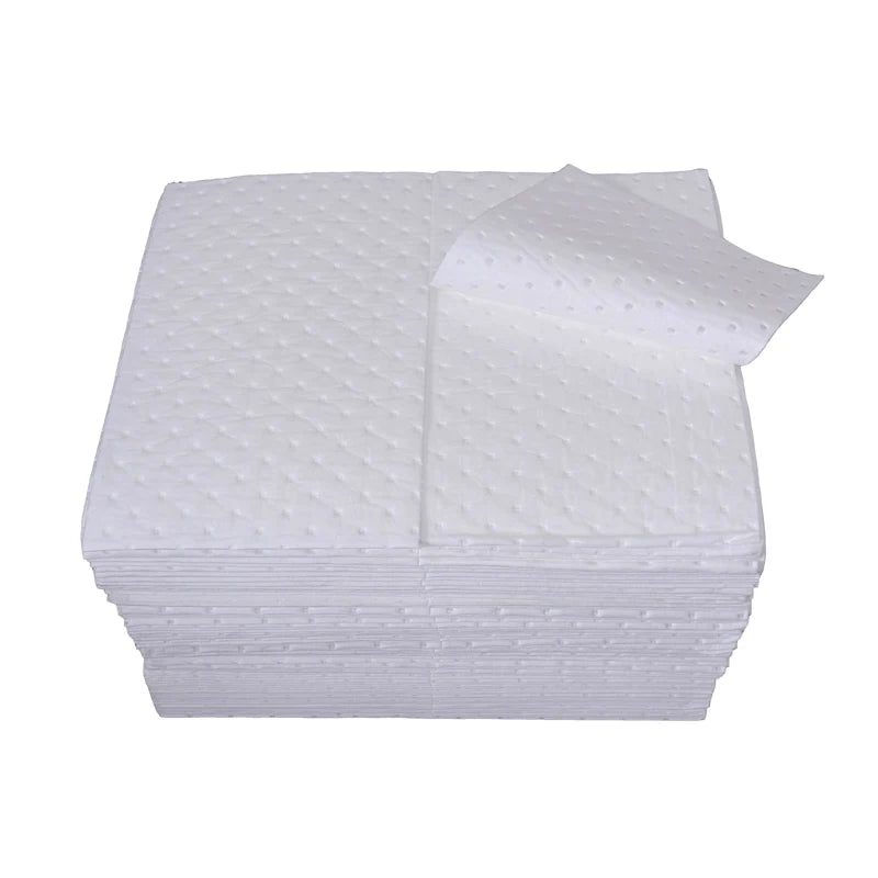 Oilspillpro Industrial Disposable Nonwoven Eco-Friendly Absorbent Pads Foam Absorbing Laboratory Roll for Oil Spill