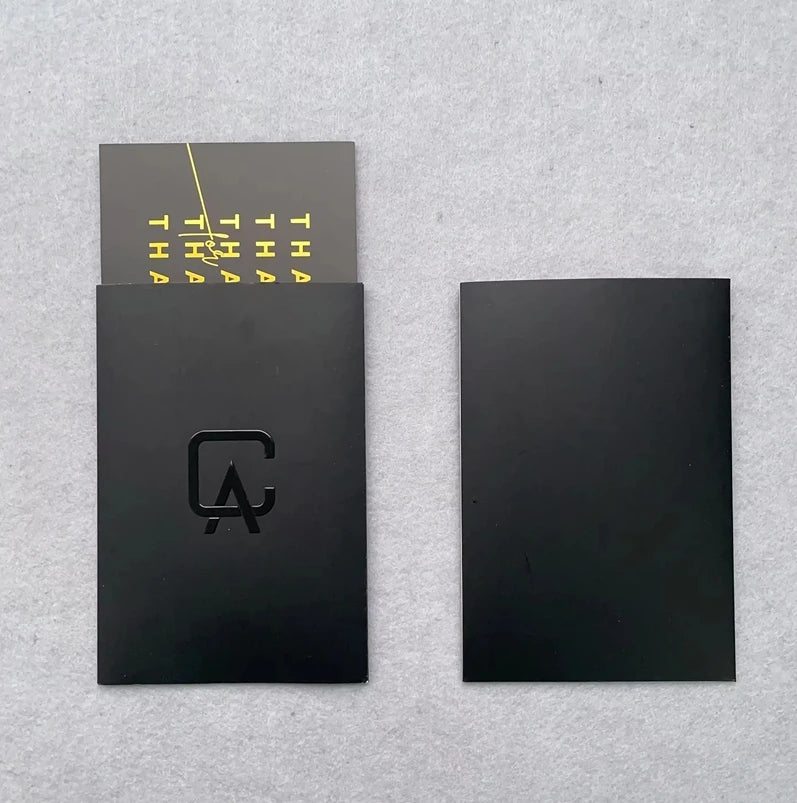 Custom Spot UV Logo Printing Paper VIP Credit Business Tear Strip Envelope Paper Gift Card Packaging Envelope Box