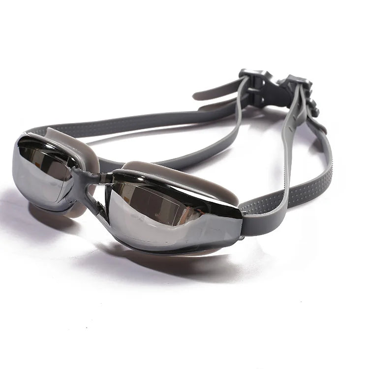 Optimal Swim Performance Comfortable PC+Silicone Swimming Glasses UV Protection Waterproof Anti-Fog Features Universal Fit