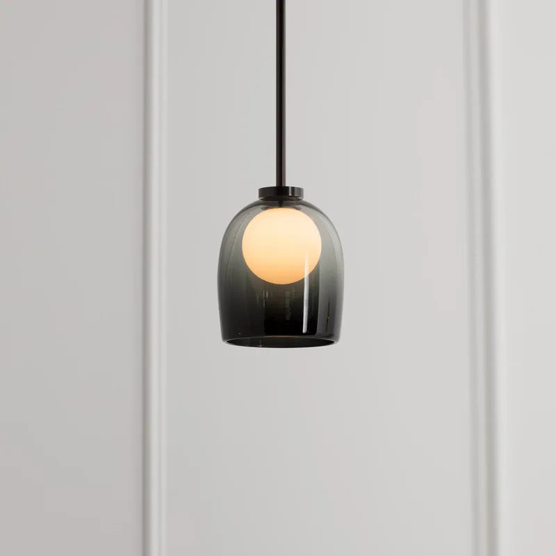Modern Bedroom Headboard Single Small Chandelier Clothing Store Cabinets Cafe Bar Clear Glass Ceiling Light