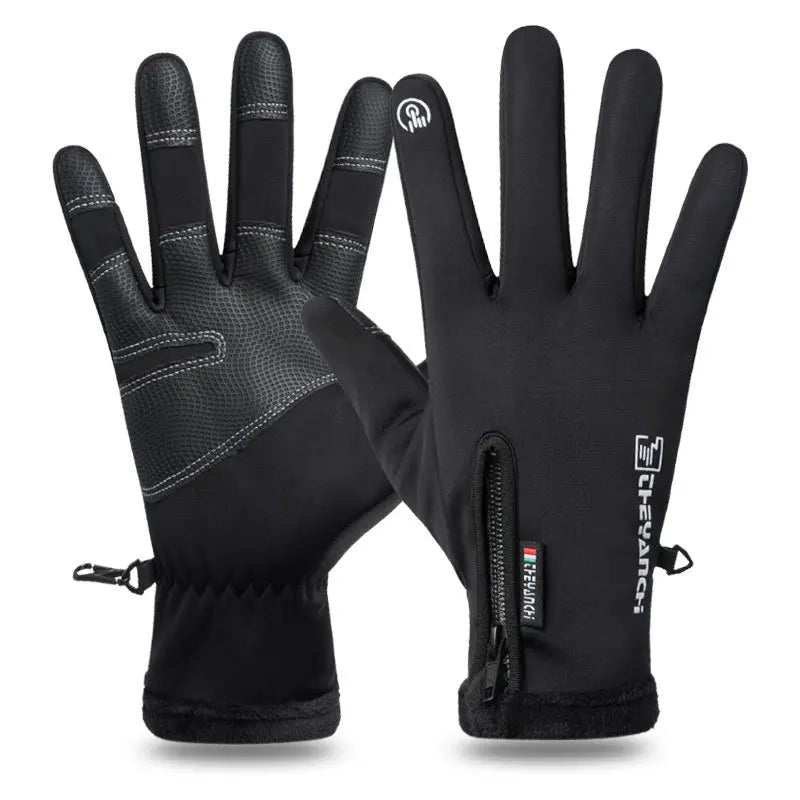 Waterproof Full Finger Gloves Winter Touchscreen Windproof Sport Cycling Racing Gloves