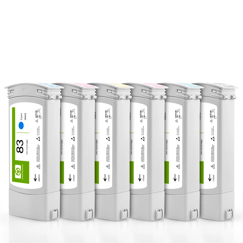 Ocbestjet 680-ML 83 UV Pigment Ink Cartridge for HP 5500 5500ps 5000 5000ps UV Printer 100% Match With OEM