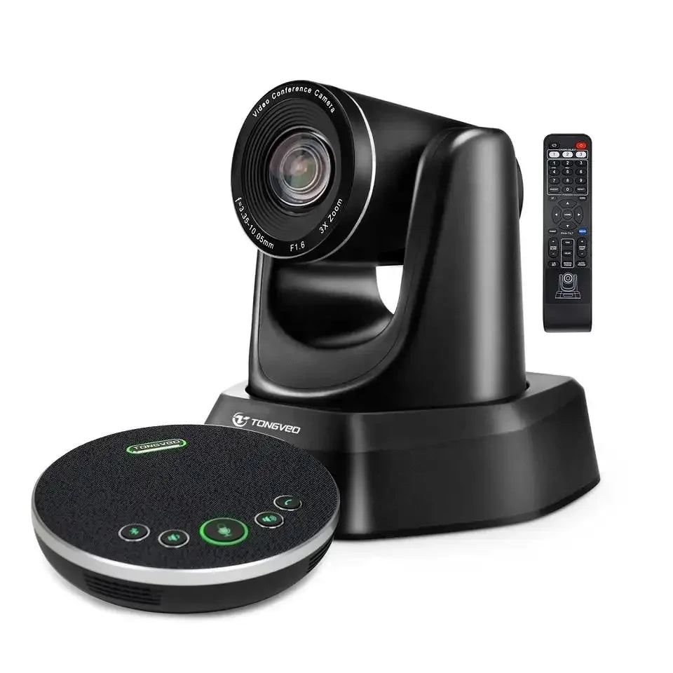 Audio and Video Collaboration 3x Optical Zoom 1080p USB Conference Camera Wireless Dongle Blue Tooth Speakerphone