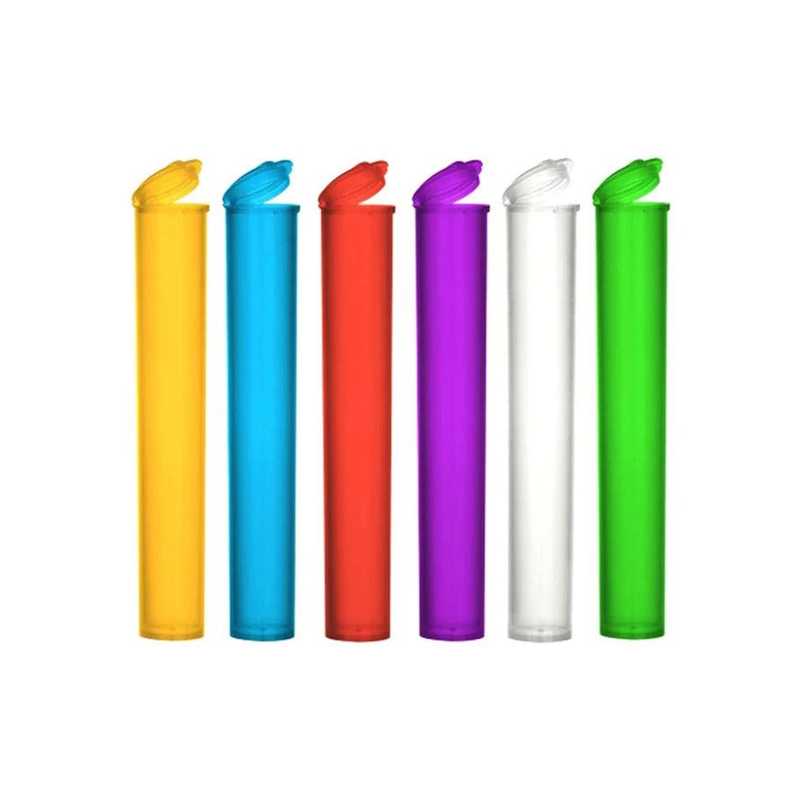 Factory Wholesale Custom Size for Clear Multi-Color Small Plastic Pop Top Tubes Childproof and Waterproof PP Material