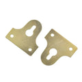 TS-K116 Metal Picture Frame Hanging Hook 2 Holes Iron Frame Hanger with Screw