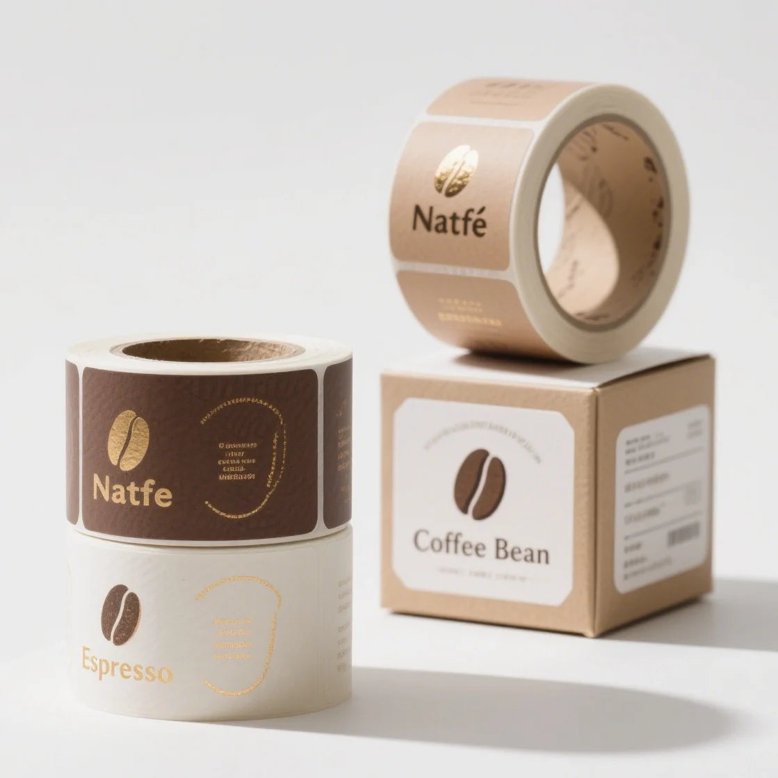 China Factory Printing Vinyl  Roll Sticker Label Adhesive Packaging Labels Crafted From Waterproof Tear-resistant Vinyl Material