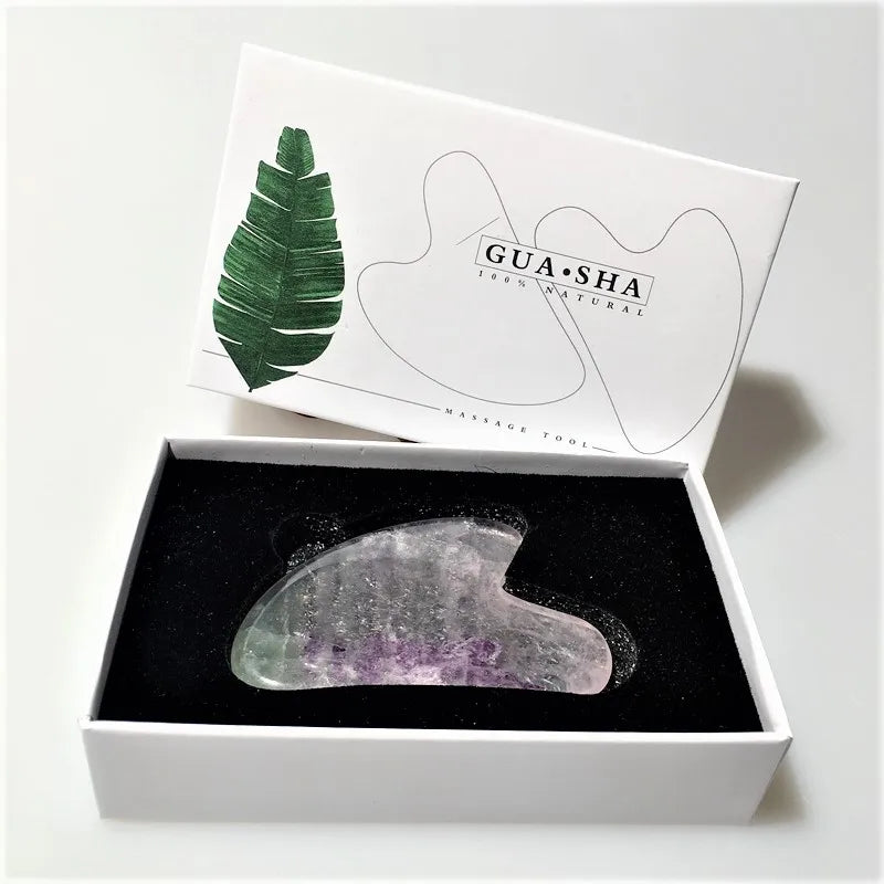 Huiying Factory Hot Sale Fluorite Heart Guasha Tool Good for Health Body Equipment