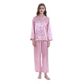 New Fall Long Sleeve Pajamas Women's Cardigan Lapel Milk Silk Cute Cartoon Homewear Suit