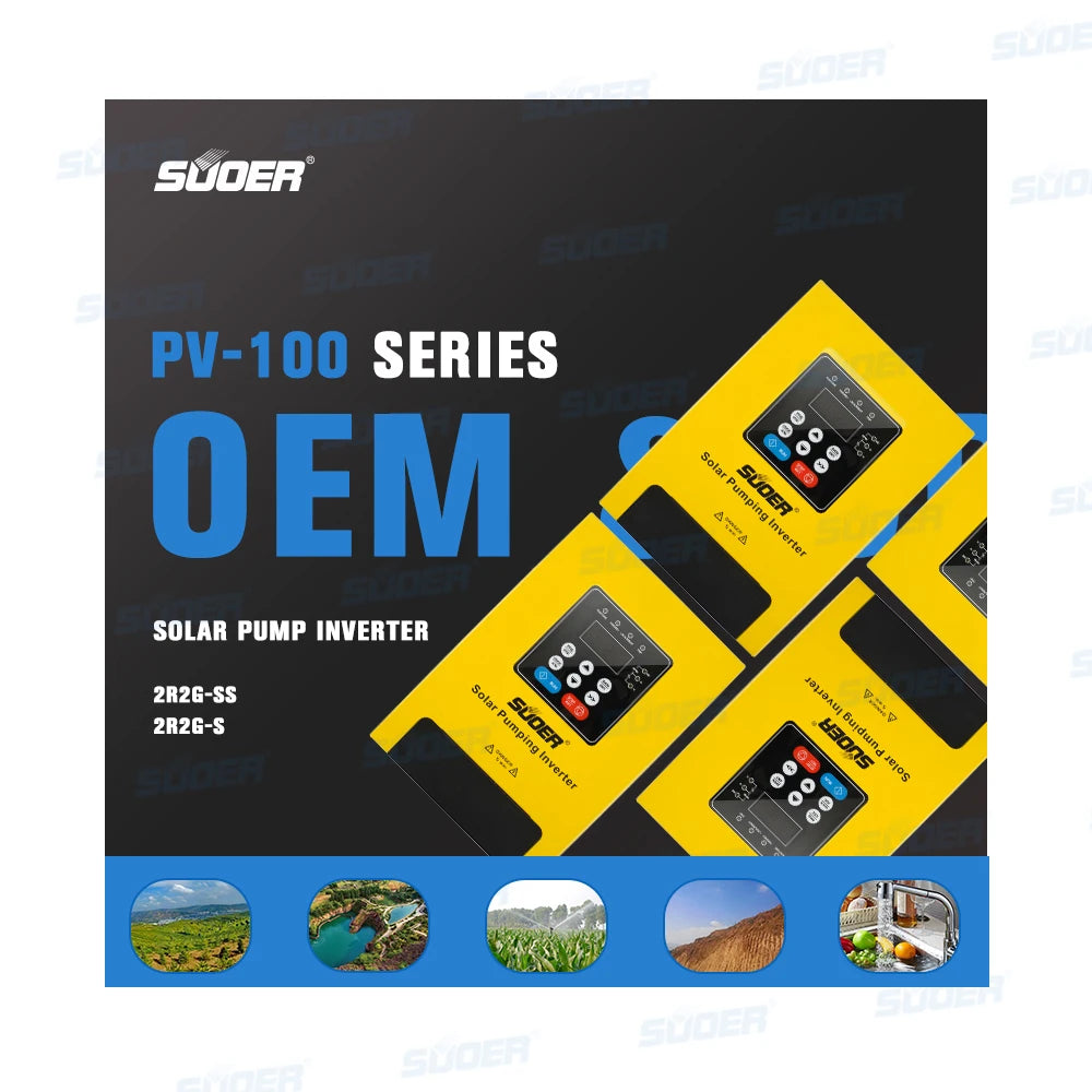 Suoer 7.5kw 10hp 380v Solar Water Pump Inverter Wholesale Product for Solar Pump Inverters