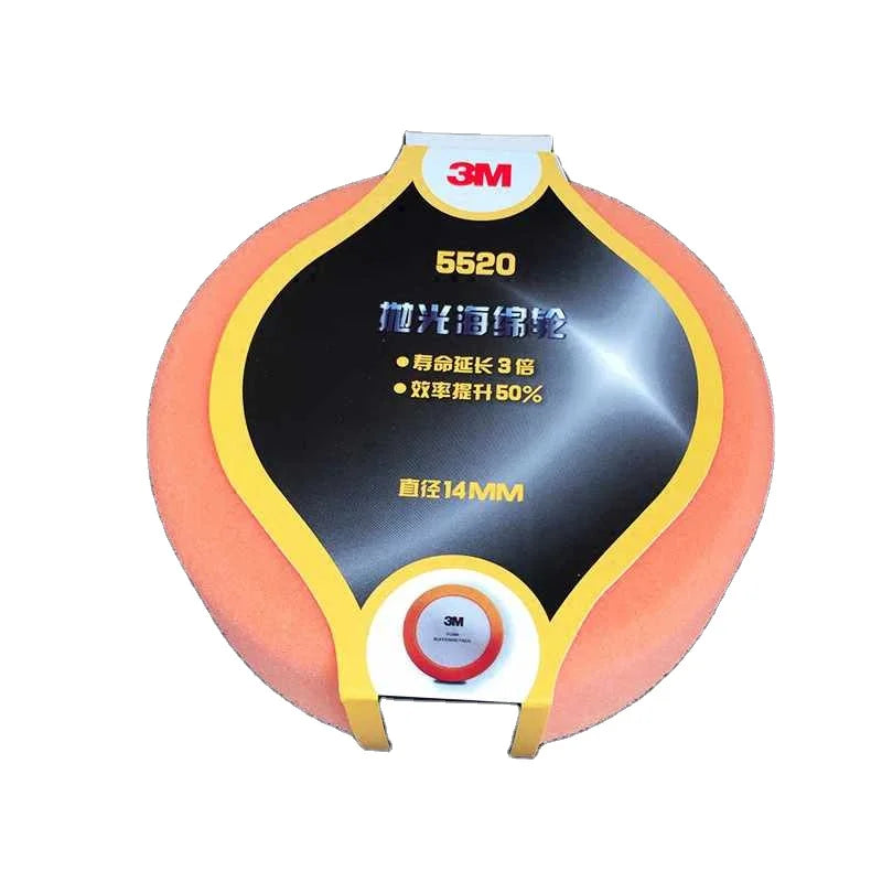 Imported 3M5520 10mm Medium Hardness Sponge Ball Polishing Wheel OEM Supported Abrasive Disc