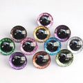 Plush Doll Stuffed Toy Animal Crystal Sparkle Eyes Safety Plastic Glitter Eyes Toy Accessories