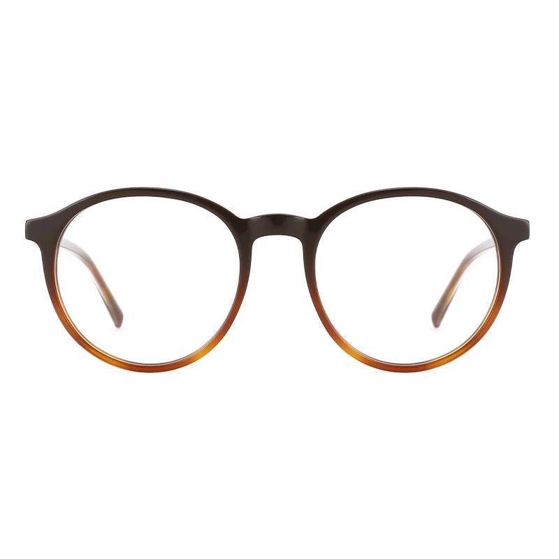 Fashion Round Retro Trend Myopia Men Eyeglasses Frame Optical Computer Acetate Eye Glasses
