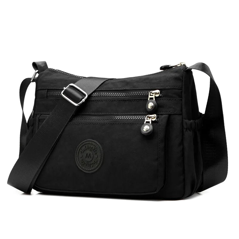 ODM Fashion Waterproof Women Hand Bags Crossbody Versatile Solid Messenger Bag Ladies Tote Nylon Women Shoulder