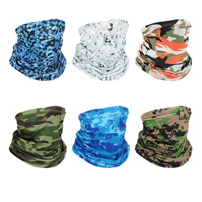 Wholesale Outdoor Custom Logo Magic Multifunctional Cotton Eco-Friendly Breathable Headband Face Silk Scarf Bandanna Promotion