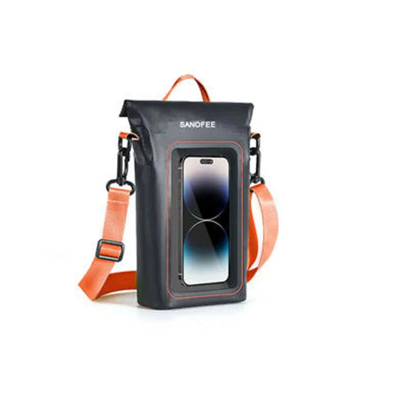 2L Waterproof Phone Pouch Dry Bag Swim PVC Waterproof Pouch Phone Bag Outdoor Travel Cell Phone Dry Bag with Zipper Pocket