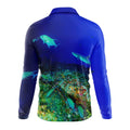 Designer Men Button Lapel Shirt Fashion Printed Fishing Polo Shirts Long Sleeve Blouse Tops Polyester Quick Dry Shirt Casual Wear