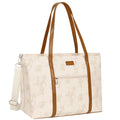 Relavel Waterproof Zipper Teacher Handbag School Computer Shoulder Canvas Laptop Tote Bags for Women