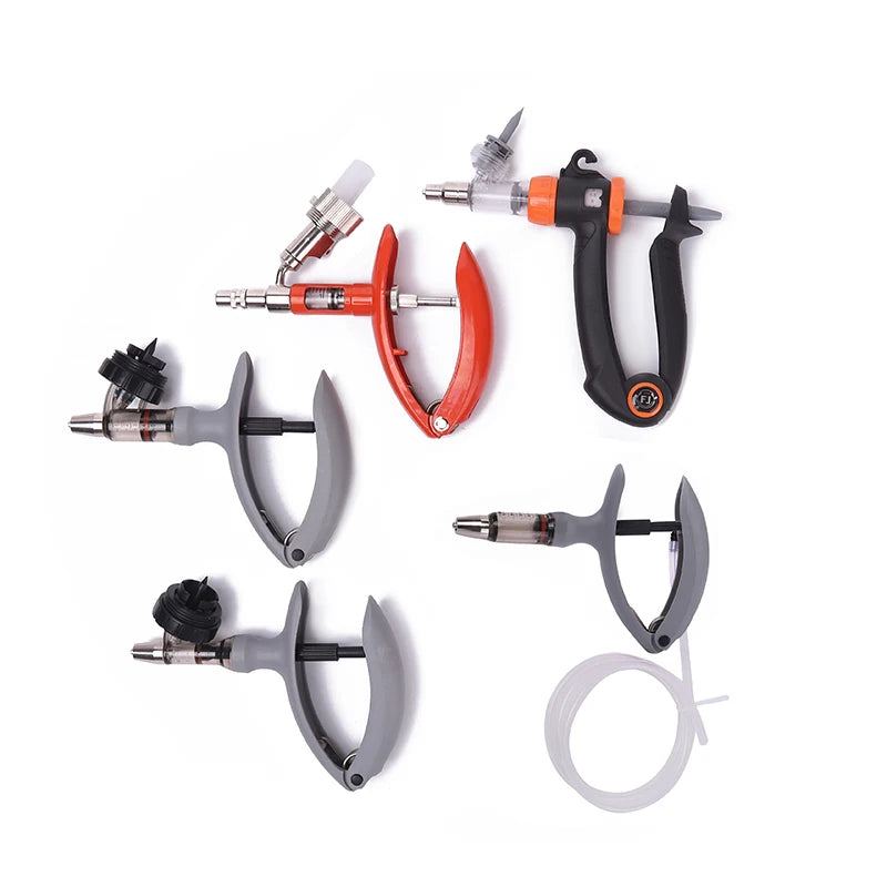 High Accuracy Polymer Plastic Continuous Veterinary Automatic Syringe for Swine Pig for Farm Animals Use