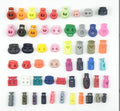 Plastic Round Single Hole Cord Sliding Cord Fastener Spring Toggle Stopper