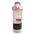 Madou 800ml Large Capacity Protein for Shaker Bottle Direct Drinking Plastic Bouncing Cup Time Maker for Children's Outdoor Tour