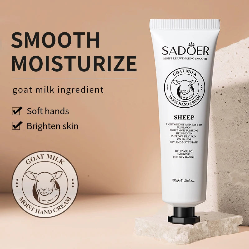 Private Label SADOER Animal Hand Cream Hydrates Moisturizes and Naturally Repairs and Nourishes Hand Skin Care Products