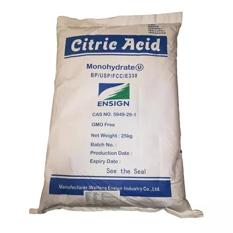 China Citric Acid Monohydrate Food Grade Cas No 5949-29-1 Mono Citric Acid Acidity Regulators