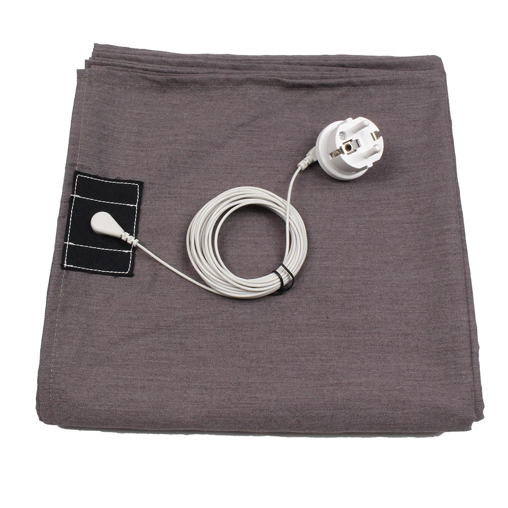ESD EARTHING Stainless Steel Earthing Sheet with Grounding Cord for Good Sleeping