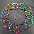 Newly Multicolor Rainbow Top Quality Brass With Marker SKX007 Watch Chapter Ring