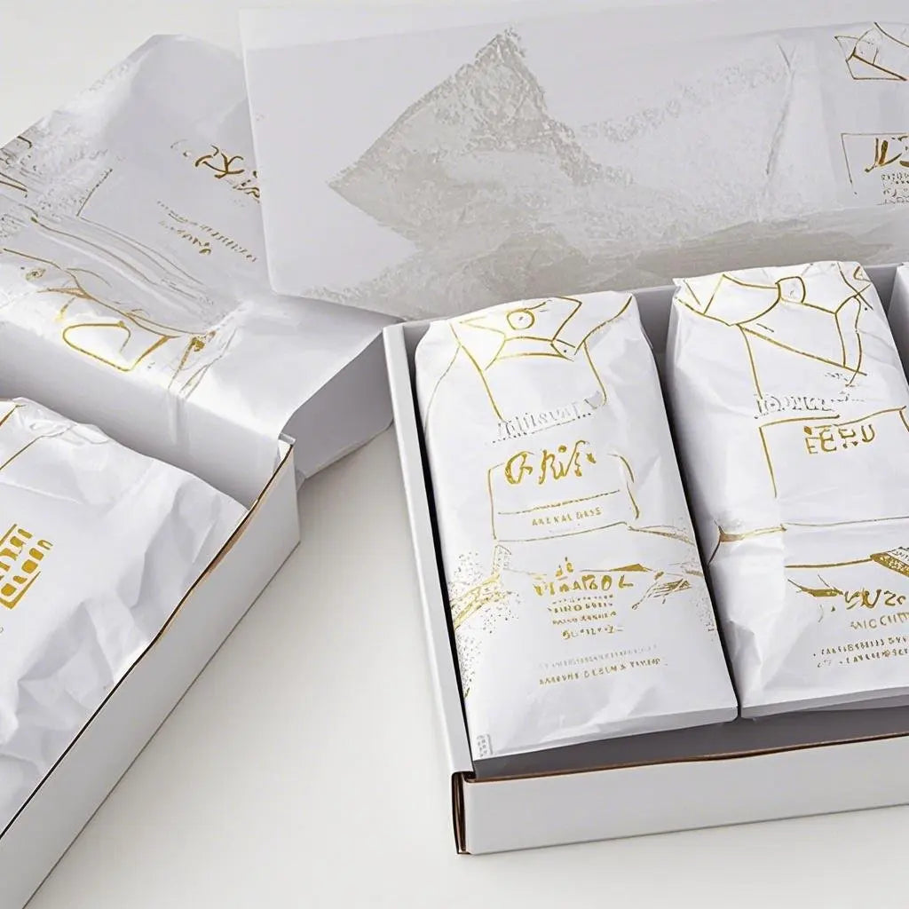 Custom Glitter Tissue Paper for Sparkling Apparel Presentation