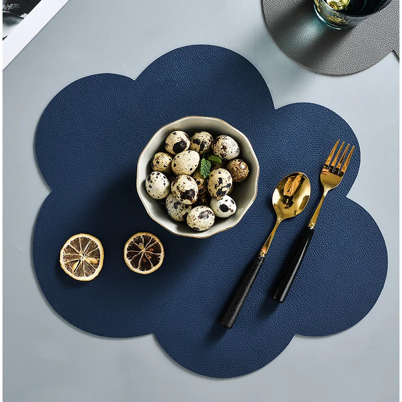 Nordic Style Leather Dining Placemats Faux Leather Placemats Dining Place Mat